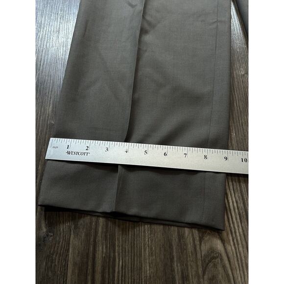 Hugo Boss Pants Mens 36R Gray Flat Front Polyester Suit Dress‎ Trousers - Picture 2 of 9